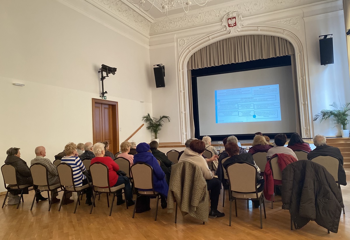 Spotkanie z seniorami w Cieszyńskim Ośrodku Kultury „Dom Narodowy” fot. BSK